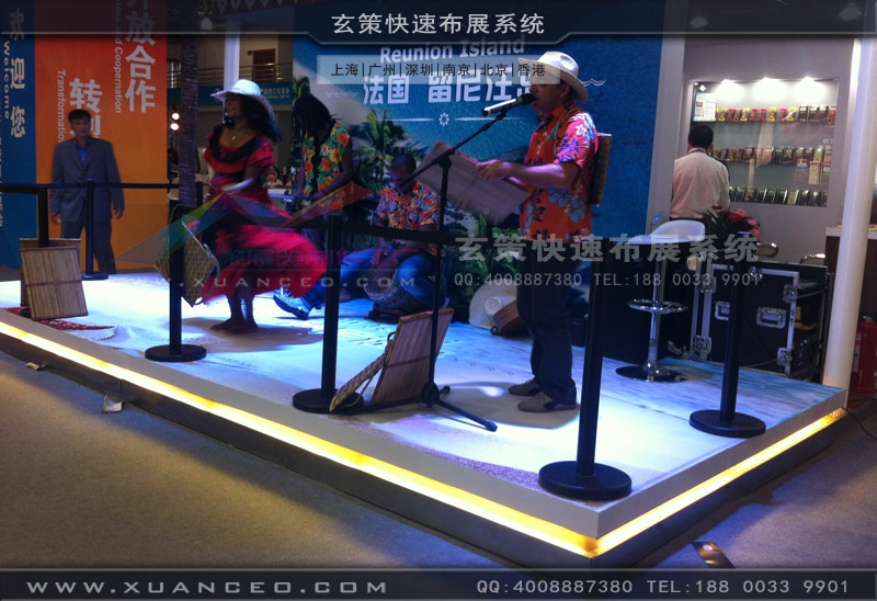 展臺布置細節(jié)圖